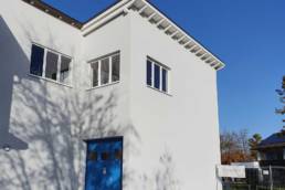 Außenansicht sanierte Fassade