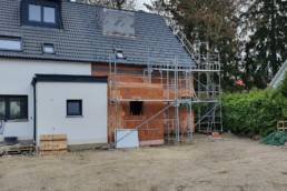 Anbau eines Wohnhauses