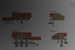 Neubau eines Einfamilienhauses Ansichten
